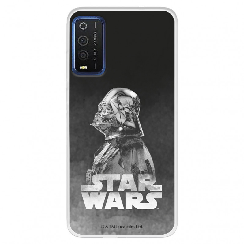 Funda para TCL 205 Oficial de Star Wars Darth Vader Fondo negro - Star Wars