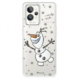 Funda para Realme GT 2 Pro Oficial de Disney Olaf Transparente - Frozen