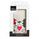 Funda para iPhone SE 2022 Oficial de Disney Mickey y Minnie Beso - Clásicos Disney
