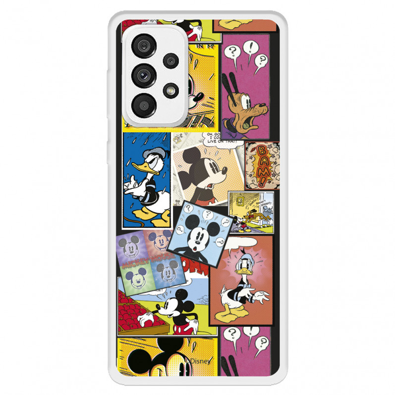 Funda para Samsung Galaxy A73 5G Oficial de Disney Mickey Comic - Clásicos Disney