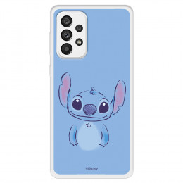 Funda para Samsung Galaxy A73 5G Oficial de Disney Stitch Azul - Lilo & Stitch