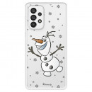 Funda para Samsung Galaxy A73 5G Oficial de Disney Olaf Transparente - Frozen