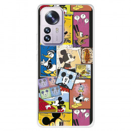 Funda para Xiaomi 12X Oficial de Disney Mickey Comic - Clásicos Disney