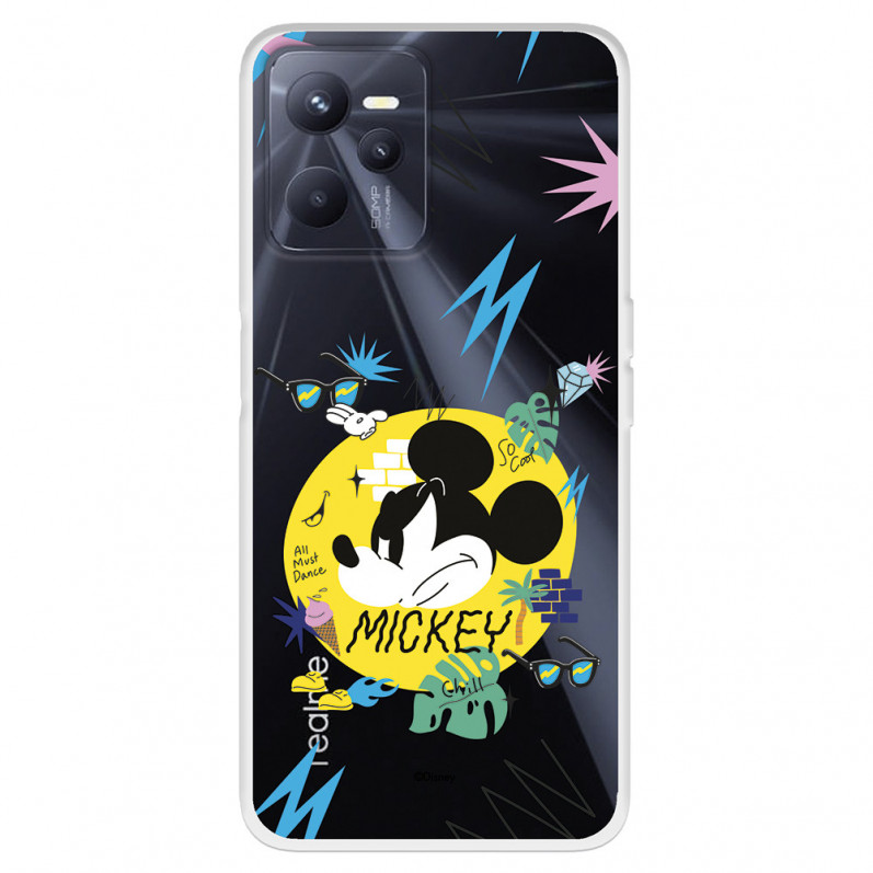 Funda para Realme C35 Oficial de Disney Mickey Mickey Urban - Clásicos Disney