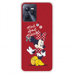 Funda para Realme C35 Oficial de Disney Minnie Mad About - Clásicos Disney