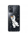 Funda para OPPO A76 Oficial de Disney Olaf Transparente - Frozen