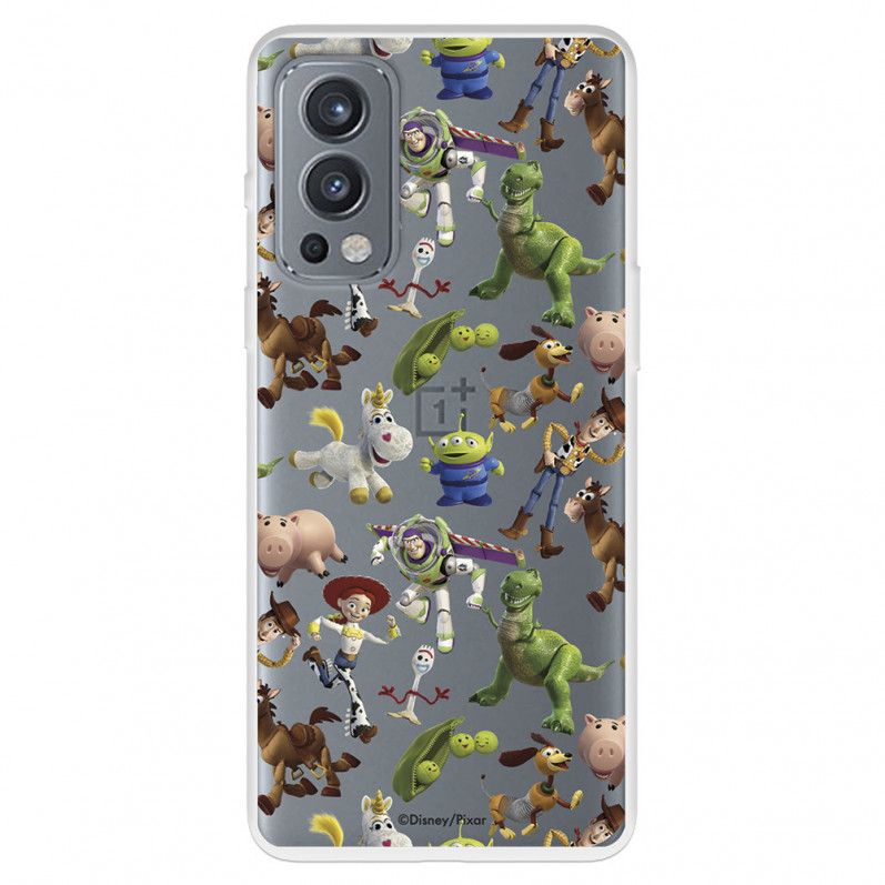 Funda para OnePlus Nord CE 2 Oficial de Disney Muñecos Toy Story Siluetas - Toy Story