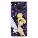 Funda para Nokia G20 Oficial de Disney Campanilla Flores - Peter Pan