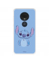 Funda para Motorola Moto G7 Oficial de Disney Stitch Azul - Lilo & Stitch