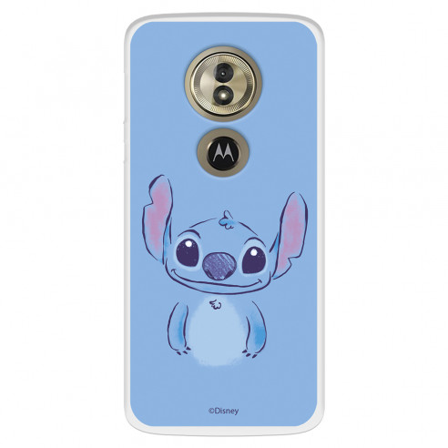 Funda para Motorola Moto G6 Play Oficial de Disney Stitch Azul - Lilo & Stitch