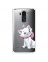 Funda para LG G4 Oficial de Disney Marie Silueta - Los Aristogatos