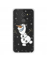 Funda para Alcatel A3 Oficial de Disney Olaf Transparente - Frozen