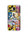 Funda para Samsung Galaxy J4 2018 Oficial de Disney Mickey Comic - Clásicos Disney