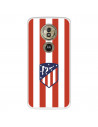 Funda para Motorola Moto G6 Play del Atlético de Madrid Escudo Rojiblanco  - Licencia Oficial Atlético de Madrid