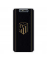 Funda para ZTE Blade V8 del Atlético de Madrid Escudo Dorado Fondo Negro  - Licencia Oficial Atlético de Madrid