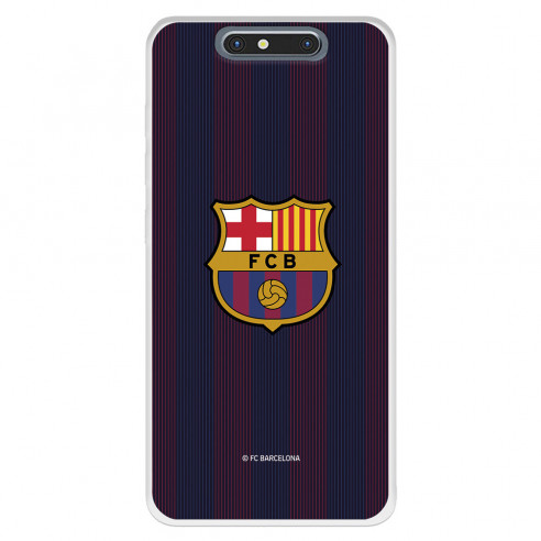 Funda para ZTE Blade V8 del FC Barcelona Rayas Blaugrana  - Licencia Oficial FC Barcelona