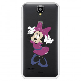 Funda para Huawei Y560 Oficial de Disney Minnie Rosa - Clásicos Disney