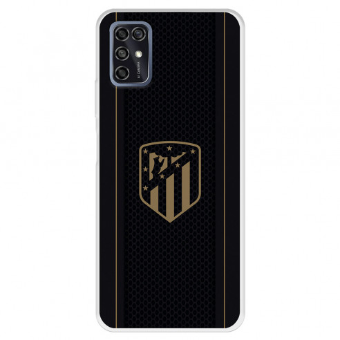 Funda para ZTE Blade V2020 del Atlético de Madrid Escudo Dorado Fondo Negro  - Licencia Oficial Atlético de Madrid