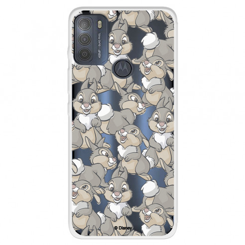 Funda para Motorola Moto G50 5G Oficial de Disney Tambor Patrones - Bambi