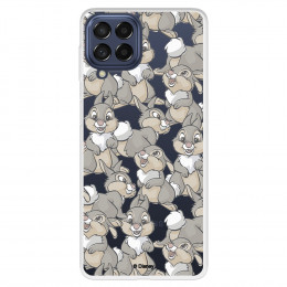 Funda para Samsung Galaxy M53 Oficial de Disney Tambor Patrones - Bambi