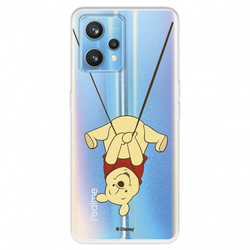 Funda para Realme 9 Pro+ Oficial de Disney Winnie  Columpio - Winnie The Pooh