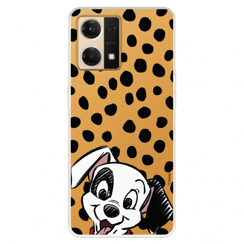 Funda para Oppo Reno 7 4G Oficial de Disney Cachorro Manchas - 101 Dálmatas