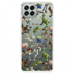 Funda para Samsung Galaxy M33 5G Oficial de Disney Muñecos Toy Story Siluetas - Toy Story