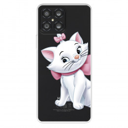 Funda para Huawei Honor X8 Oficial de Disney Marie Silueta - Los Aristogatos