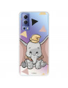 Etui do Vivo Y52 5G Official Disney Dumbo Przezroczysta sylwetka - Dumbo