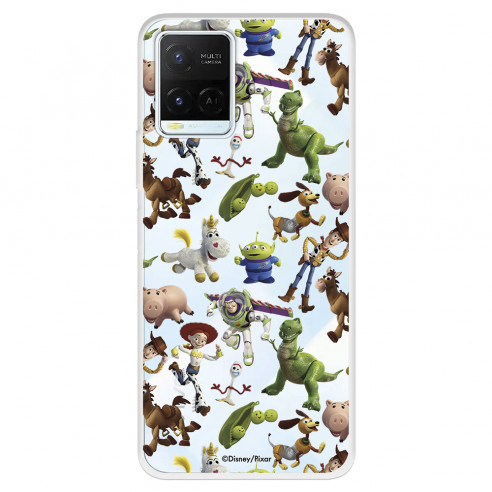 Funda para Vivo Y36s Oficial de Disney Muñecos Toy Story Siluetas - Toy Story