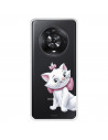 Funda para Huawei Honor Magic4 Lite Oficial de Disney Marie Silueta - Los Aristogatos