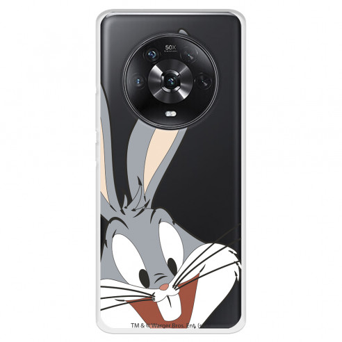 Funda para Huawei Honor Magic4 Lite Oficial de Warner Bros Bugs Bunny Silueta Transparente - Looney Tunes