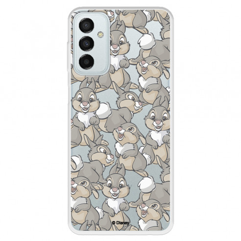 Funda para Samsung Galaxy M13 Oficial de Disney Tambor Patrones - Bambi