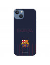 Funda para IPhone 14 Max del FC Barcelona Barsa Fondo Azul  - Licencia Oficial FC Barcelona