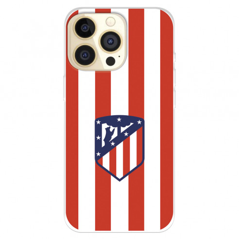 Funda para IPhone 14 Pro del Atlético de Madrid Escudo Rojiblanco  - Licencia Oficial Atlético de Madrid