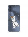 Funda para Motorola Moto E32 Oficial de Disney Olaf Transparente - Frozen