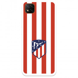 Funda para Xiaomi Redmi 10A del Atlético de Madrid Escudo Rojiblanco  - Licencia Oficial Atlético de Madrid