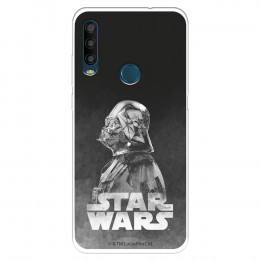 Funda para Alcatel 1SE 2020 Oficial de Star Wars Darth Vader Fondo negro - Star Wars