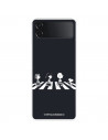 Funda para Samsung Galaxy Z Flip4 Oficial de Peanuts Personajes Beatles - Snoopy