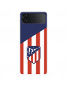 Funda para Samsung Galaxy Z Flip4 del Atlético de Madrid Escudo Fondo Atletico  - Licencia Oficial Atlético de Madrid