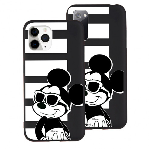 Oficjalne czarne etui Disney UltraSoft — okulary przeciwsłoneczne Mickey