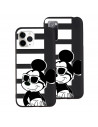 Oficjalne czarne etui Disney UltraSoft — okulary przeciwsłoneczne Mickey