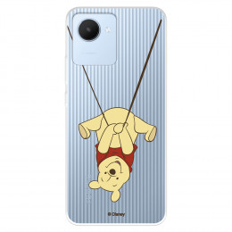 Funda para Realme C30 Oficial de Disney Winnie  Columpio - Winnie The Pooh