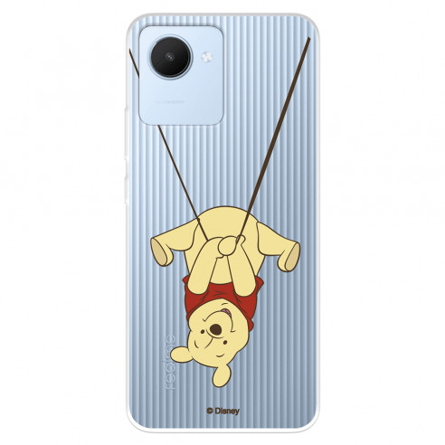 Funda para Realme C30 Oficial de Disney Winnie  Columpio - Winnie The Pooh