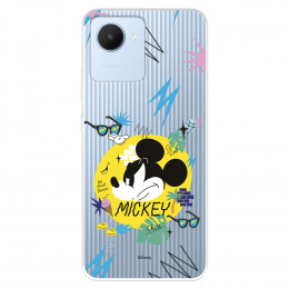 Funda para Realme Narzo 50i Prime Oficial de Disney Mickey Mickey Urban - Clásicos Disney