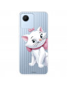 Funda para Realme Narzo 50i Prime Oficial de Disney Marie Silueta - Los Aristogatos