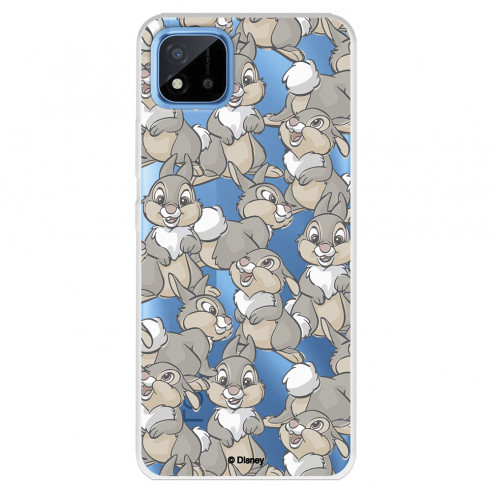 Funda para Realme Narzo 50 Oficial de Disney Tambor Patrones - Bambi