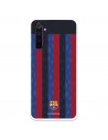 Funda para Realme 6 Pro del FC Barcelona Fondo Rayas Verticales  - Licencia Oficial FC Barcelona