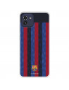 Funda para Samsung Galaxy A03 del FC Barcelona Fondo Rayas Verticales  - Licencia Oficial FC Barcelona