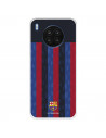 Funda para Huawei Honor 50 Lite del FC Barcelona Fondo Rayas Verticales  - Licencia Oficial FC Barcelona